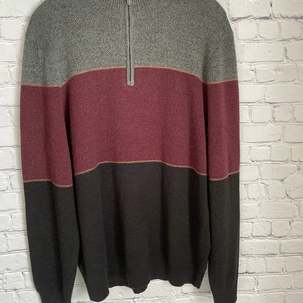 Dockers 1/4 Zip Pullover Lightweight Men M